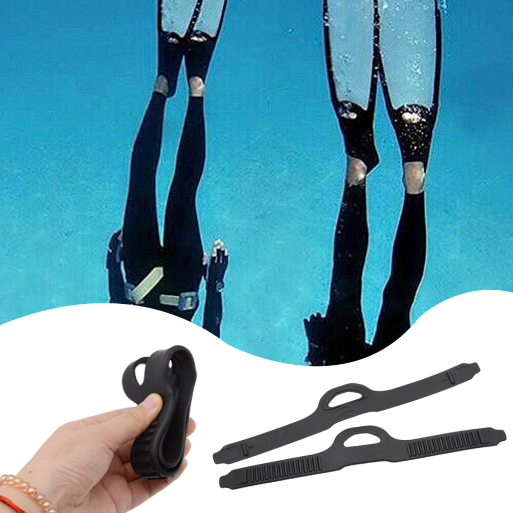 1Pair Diving Fin Strap with Qu - Flippers Swimming recension och pris