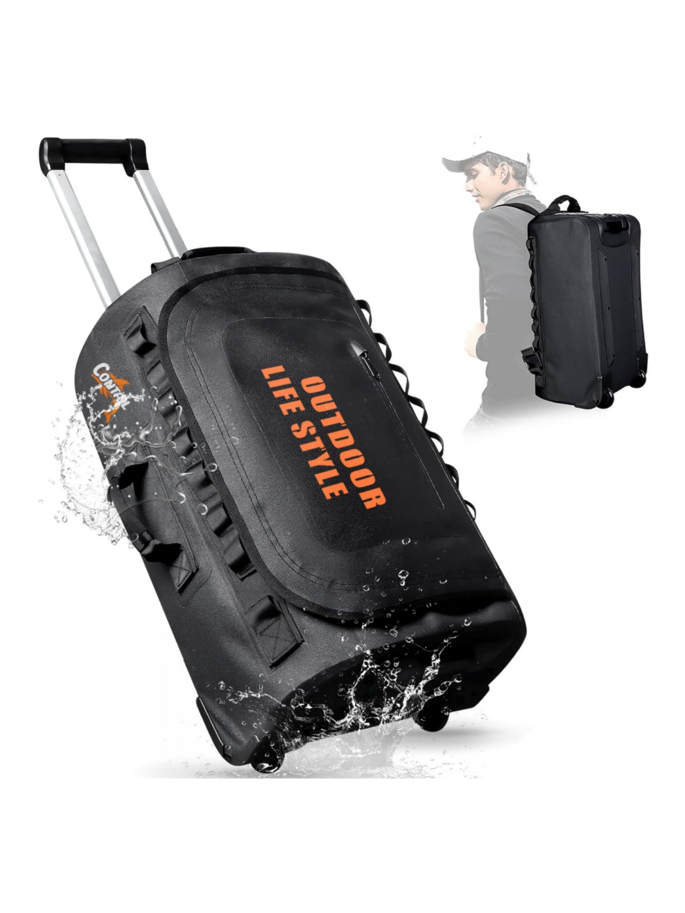 48/95 Liter Wheeled Diving Bag - Snorkeling Gear recension och pris
