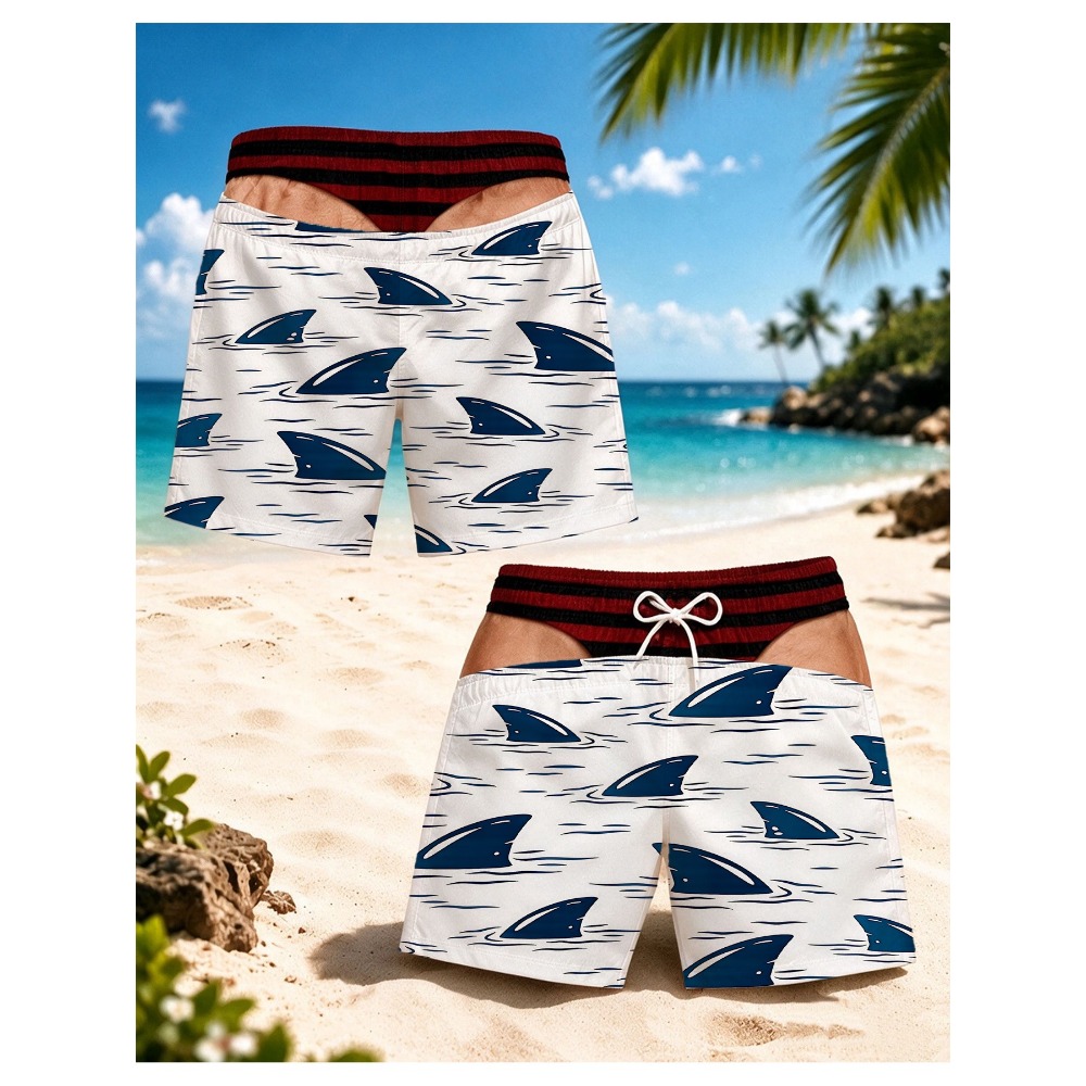 Men's Shark Fin Wave Print Swi - Swim Fins recension och pris