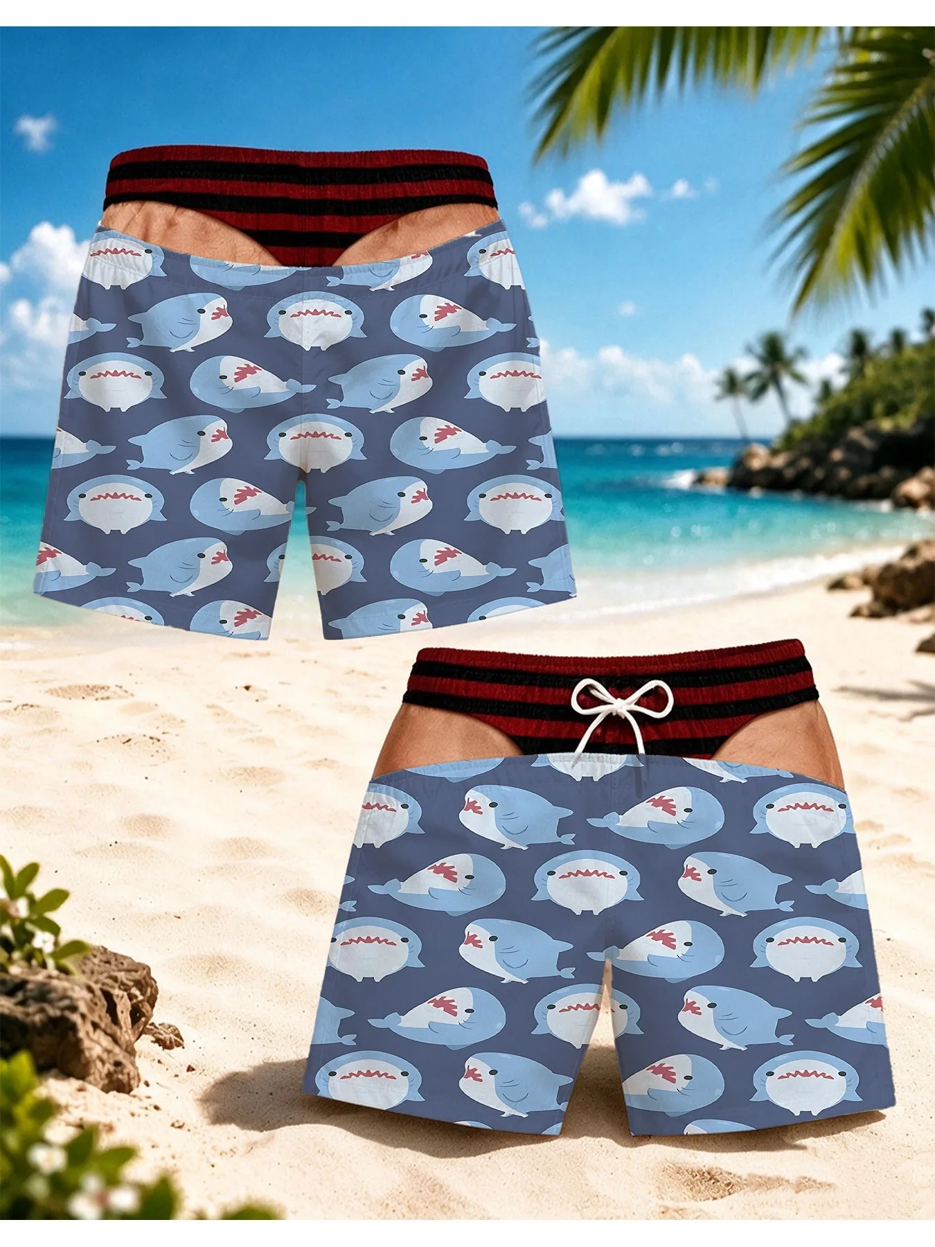 Men's Shark Fin Wave Print Swi - Swim Fins recension och pris