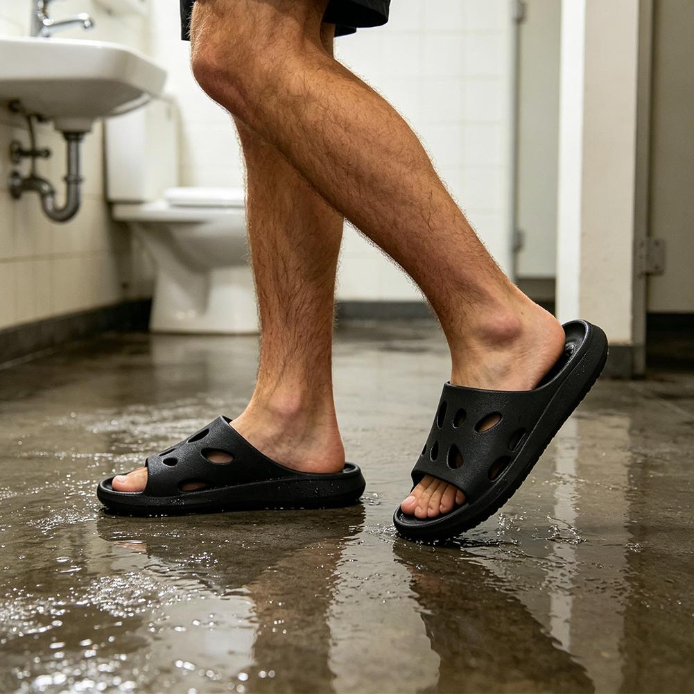 EVA Shower Slippers for Men No - Flippers Swimming recension och pris