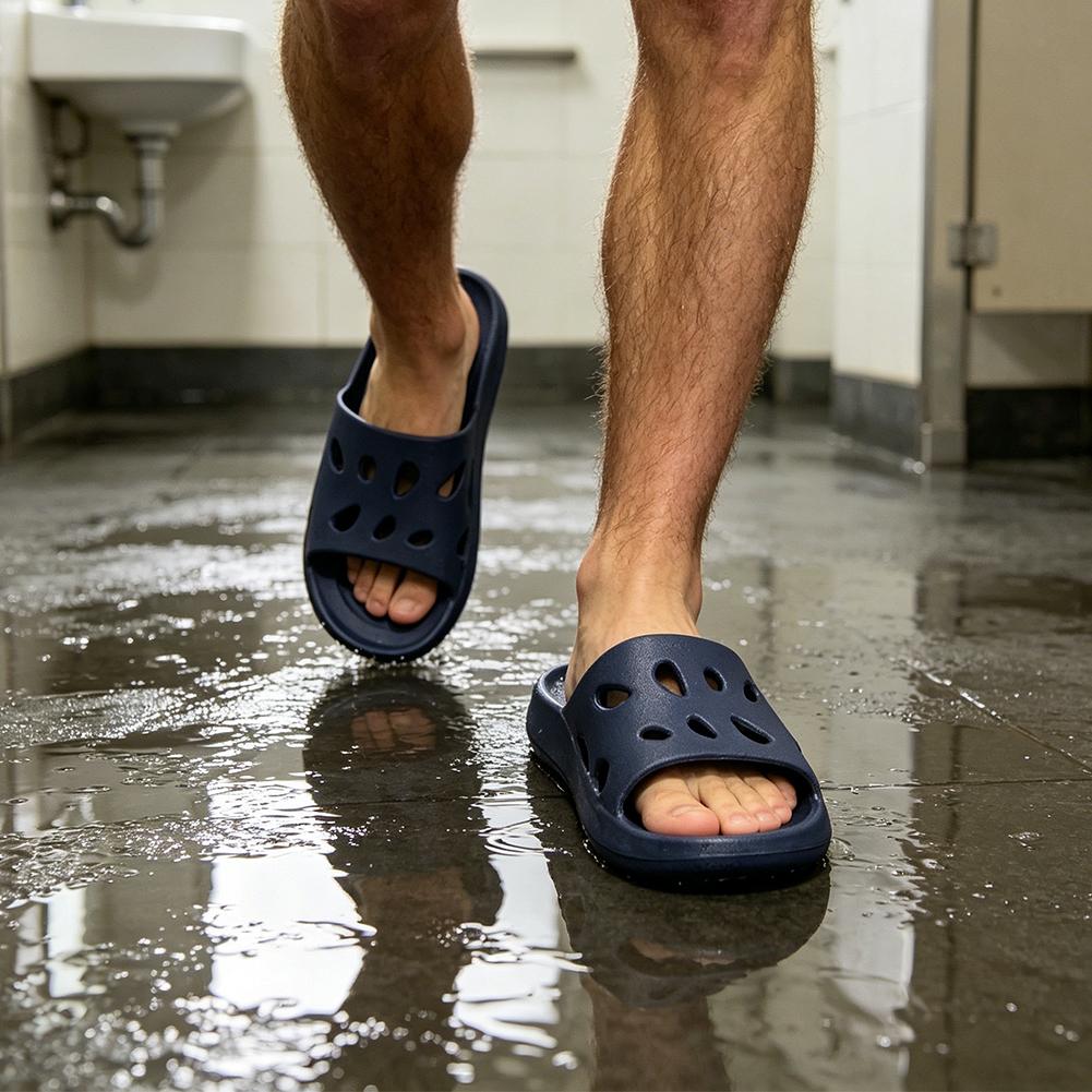 EVA Shower Slippers for Men No - Flippers Swimming recension och pris