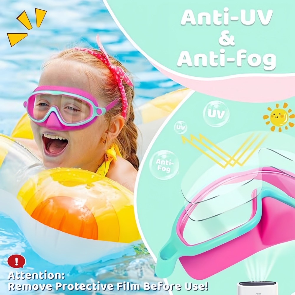 Kids Swim Goggles with Nose Co - Diving Mask recension och pris