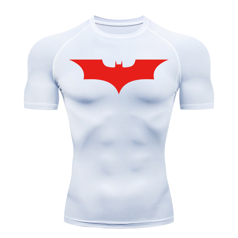 Bat Print Compression Shirts f - Rash Guard recension och pris
