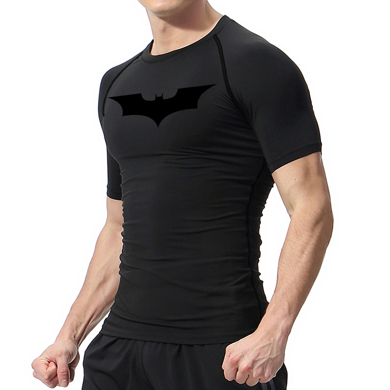 Bat Print Compression Shirts f - Rash Guard recension och pris