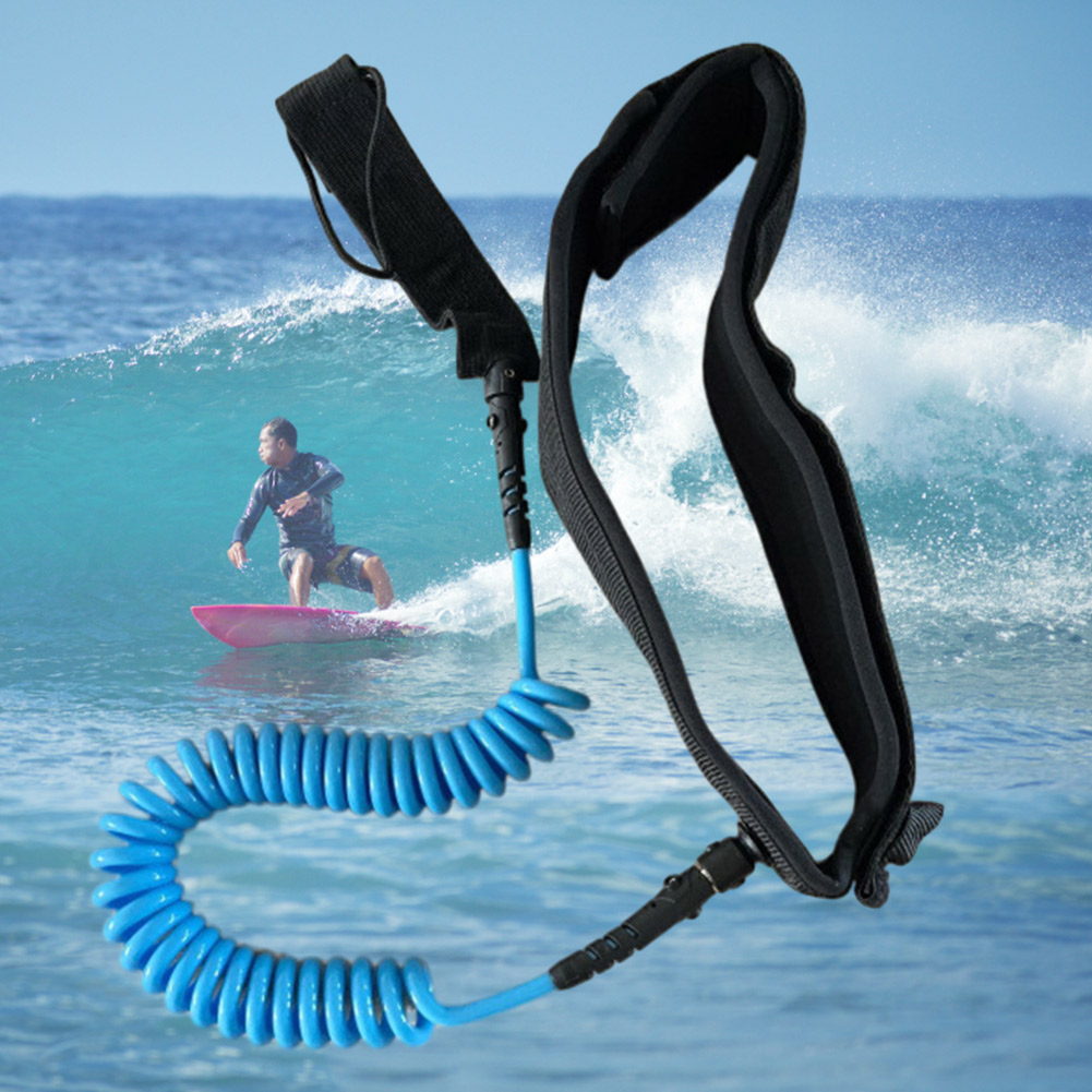Coiled Leash Adjustable SUP Su - Surfboard Leash recension och pris