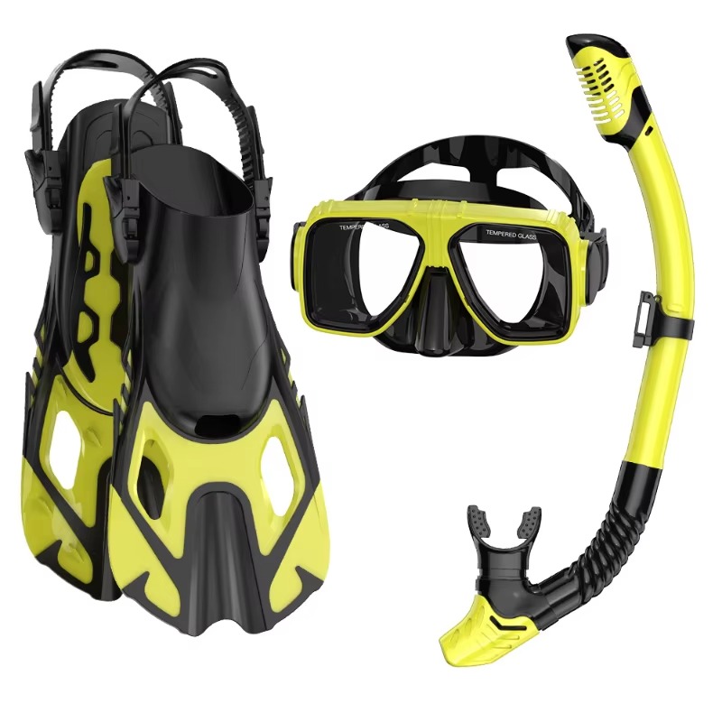 Professional 3-Piece Snorkel D - Diving Mask recension och pris
